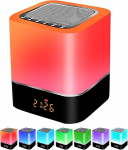 Voodilamp koos &auml;ratuskellaga, Bluetooth-k&otilde;lar, dimmerdatav RGB-v&auml;rvivahetus, kaasaskantav Bluetooth-k&otilde;lar, meeleoluvalgus, laualamp, kingitused teismelistele, t&uuml;drukutele, poistele, naistele, meestele