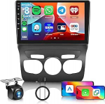 [6G + 128G] Hodozzy 8-tuumaline Android autoraadio Citroen C4 B7 C4L DS4 2013-2017 koos Bluetooth Navi, 10,1-tolline puuteekraan juhtmevaba Carplay Android autoga, GPS WiFi USB DSP FM/RDS raadio + tagurdamine
