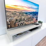 Henor telerikandur FSC&reg; puidust 110 x 35 x 15 cm Tammepuust 110 x 35 x 15 cm Stel. Toetab 60 kg.