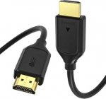 Kiudoptiline HDMI kaabel 15 m, 4K &uuml;likiire HDMI 2.0 kaabel, &uuml;hes t&uuml;kis valatud &uuml;hendused, 4K @ 60Hz, HDR, 3D, Dolby, HDCP 2.2 & 2.3, PS5/4/3, Netflix, Roku TV, monitor, Xbox, Blu-ray, s&uuml;learvuti jaoks.