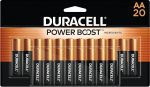 Duracell CopperTop AA leelispatareid, 20 kaupa