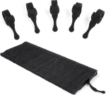OneLeaf Wiederverwendbare Kabelbinder, schwarz, verstellbar, 10,2 cm, Mehrzweck-Hakenschlaufe, Kabelmanagement, Kabelbinder f&uuml;r die Organisation von Zuhause, B&uuml;ro, Rechenzentren, 180 St&uuml;ck OL-VCT-SG