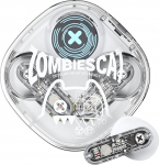 ZOMBIES CAT In-Ear k&otilde;rvaklapid Bluetooth 5.3 Touch Control In-Ear k&otilde;rvaklapid 4 mikrofoniga Eksklusiivsed valgusefektid Intensiivne bass Juhtmevabad k&otilde;rvaklapid iOS Android B2 Valge