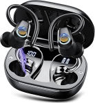 Bluetooth k&otilde;rvaklapid Sport, 2025 k&otilde;rvaklapid juhtmevabad Bluetooth 5.3 koos 4 ENC m&uuml;ravastase mikrofoniga