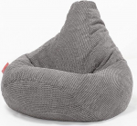 Lounge Pug, Gaming Bean Bag Chair Pom-Pom Anthracite