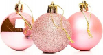 50mm/24tk j&otilde;ulukujundused Shatterproof Pale Pink Christmas Tree Decorations Ball Ornaments Balls Christmas Decorations J&otilde;ulukaunistused Christmas Decorations J&otilde;ulukaunistused Christmas Decorations J&otilde;ulukaunistused Christmas Decorations