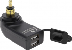 eMagTech mootorratta Dual USB laadija asendaja, mis &uuml;hildub F800GS F650GS F700GS R1200GS R1200RT USB laadimispesa 2.4A DC 12V-24V