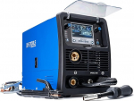 IPOTOOLS MIG-250S 5-in-1 MIG MAG Welding Machine - Synergic Protective Gas Welding Machine with 250 Amp Flux Cored Wire Welding Machine without Gas Electrodes / E-Hand Suitable / Digital / IGBT / 230
