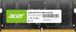 Acer SD100 32GB DDR4 SODIMM 3200MHz CL22-260-Pin arvutim&auml;lu - Madalpinge m&auml;lumoodul - PC m&auml;lumoodul s&uuml;learvutite ja s&uuml;learvutite uuendamiseks (&uuml;ksik)
