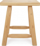 Anton Doll Holzmanufaktur Hans Stool Made of Oak Wood, Natural Product 100%, Handmade Stool Made of Solid Oak - Oak Wood, High-Quality Bedside Table (Honey Oak Look)