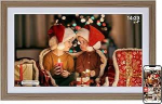 Rollei Smart Frame WiFi 212 Digitaalne pildiraam 21,5-tolline Frameo digitaalne pildiraam 1920 x 1080 IPS puuteekraan 32 GB m&auml;lu Puiduefektiga tammepuust digitaalne pildiraam Digitaalne elektrooniline pildiraam Digitaalne elektrooniline pildiraam