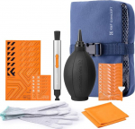 K&F Concept 32 in 1 Travel Cleaning Set for Lens and Lens Cleaning (Including Lens Pen, Bellows, Microfibre Cloths, Wet Wipes, Glove, Microfibre Swab, Carry Bag)