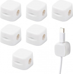 6 kaablihoidja, kaabliklambrid, kaablijuhtimine, kaablihoidja, reguleeritav kaablihoidja, kaabliklambrid, isekleepuv magnetiline kaablihoidja, kaablihoidja komplekt laua korraldamiseks.