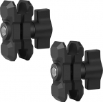 Alumiiniumist k&auml;epideme klambrikangid 6.2cm komposiit topelt pesa sobib Ram 1 "Ball Phone Mounts" (Pack of 2)