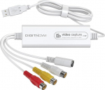 Video Capture, USB-video salvestusseade, VHS-i konverteerimine digitaalseks, VHS/VCR/Hi8/Mini DV digitaalseks/DVD muunduriks, kassetim&auml;ngijale, videokaamerale, arvutile, TV OBS-le, Mac OS, Android, WinXP/7/8/10 jaoks.