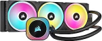 Corsair iCUE LINK H150i RGB vedeliku protsessorijahuti - 360 mm AIO - QX120 RGB ventilaator - Sobib Intel&reg; LGA 1700, AMD&reg; AM5 jaoks - iCUE LINK s&uuml;steemihoidik kaasas - must