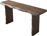Eingangstisch, Konsolentisch aus Holz f&uuml;r den Eingangsbereich, Konsolentisch im Landhausstil f&uuml;r den Eingangsbereich, f&uuml;r Wohnzimmer, Flur, Foyer, Landhausdekor (120 cm/47,2 Zoll)