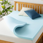 Parim hind madrats 2 "Vented Memory Foam madratsi pealmine jahutav geel infusioon kuninganna