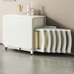 V&auml;ljapandav kokkupandav s&ouml;&ouml;gilaud komplekt - ruumi s&auml;&auml;stev kokkupandav s&ouml;&ouml;gilaud 6 tooli ja 1 sahtliga elutuppa v&otilde;i restorani kodus - multifunktsionaalne mobiilne k&ouml;&ouml;gi s&ouml;&ouml;gilaud