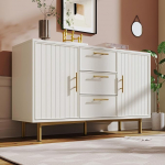 Sahtlite kapp valge k&ouml;&ouml;gikapp H75/B120/T40 2 ukse ja 3 sahtliga hoiuruumiga, k&uuml;lgkapp, buffetkapp, sahtli kapp magamistuppa, elutuppa, k&ouml;&ouml;ki, valge