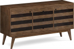 SIMPLIHOME Clarkson soliidne akaatsiapuidust k&uuml;ljepaneel 60" lai Mid Century Rustic Natural Brown s&ouml;&ouml;gituba k&ouml;&ouml;k
