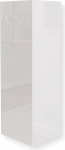 High Gloss White Tall Cabinet W: 35 cm H: 105 cm, Modern Wall Cabinet, Push to Open Living Room Cabinet - elutoa m&ouml;&ouml;bel riputatav - Korpus ja esiosa k&otilde;rgl&auml;ikega.