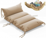 COSYLAND Climbing Arch Padi 50 x 100 cm - Pehme padi ronimiskaarele, p&auml;ikesevarjule ja aiatoolile, libisemisvastane, kokkupandav, mitmek&uuml;lgne - beežikas