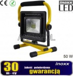 Nvox Portable LED spotlight 50w 6000k battery / 230v