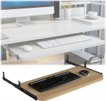 Ergonomische Tastaturablage, verstellbare Tastatur-Plattform unter dem Schreibtisch, 54 60 x 70 x 27 cm, Holz-Tastaturst&auml;nder f&uuml;r komfortables Tippen, platzsparendes Design