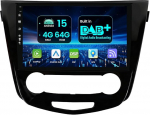 4G+64G Android 15 Autoradio F&uuml;r Nissan X-Trail/X Trail/T32/Qashqai 2 J11 2013-2017 10 Zoll IPS Stereo mit GPS Navi Carplay Android Auto Touchscreen WiFi BT Bildschirm Multimedia Radio SWC