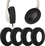 Geekria Ice Silk Stretch pestavad k&otilde;rvaklappide katted S0NY WH-1000XM4, WH-1000XM3, Studio 3.0 Wireless, Studio 2.0 ja enamikele 3-4,3-tollistele k&otilde;rvaklappidele (2 paari, must)