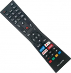Asenduspult RM-C3338 RC43101P JVC 2018 2019 Smart 4K UHD LED LCD televiisorite jaoks Fplay YouTube Netflix nuppudega universaalne Bush TV kaugjuhtimispult RC43101P LT-24C680 LT-24C685