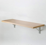 Klappbarer Tisch zur Wandmontage, vielseitiger platzsparender Ess- und Computertisch f&uuml;r K&uuml;che, Wohnzimmer, verstellbare Gr&ouml;&szlig;en: 40 x 60/80/120/150 cm, einfache Installation mit Halterungen