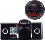 20 mm HD objektiiviga auto tagurduskaamera numbrim&auml;rkide valguskaamera Porsche Cayenne VW Touareg Tiguan Golf Multivan V Skoda Fabia Passat CC B5 Tiguan Polo Santana Jetta Caddy Seat Beetle Porsche Bora jaoks