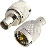 Boobrie BNC UHF adapter PL259 UHF isane BNC emane antenniadapter raadioamat&ouml;&ouml;ridele SO239/RF/Antennas LAN traadita/koaksiaalkaabel/WLAN raadio jaoks Pack of 2