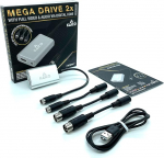 Kaico SEGA Megadrive HDMI adapter - Plug & Play SEGA HDMI konverter Megadrive, Genesis, Saturn ja SNK Neo Geo jaoks - RGB ja komposiit tugi - 2 x liinide dubleerijad