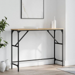 Eleganter Konsole Holztisch Sonoma-Eiche Industriell Stabil 100x32x75cm Model834056