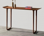 Moderner Holz-Eingangstisch, schmale Konsole f&uuml;r Flur, Wohnzimmer, Foyer