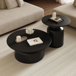 Moderner Couchtisch-Set mit 2 Holztischen, einfache Montage f&uuml;r Wohnzimmer und B&uuml;ro, perfekt f&uuml;r Heimdekoration und funktionale Nutzung