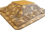 Jaapani stiilis talvine k&uuml;ttelaua kokkupandav laud elutoa k&uuml;ttelaua soe Kotatsu laud Bay Window Low Table Set of 4