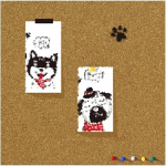 Cork Board Roll, Self Adhesive Cork Board, 8mm Thick Cork Support Panels, Multipurpose Cork Shelf Liner, Wall Cork Tiles for Wall Decoration, Message Vision Board (Color : Woody-30x30cm, Size: