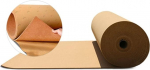 QNDUGJFER Cork Board Roll, Self Adhesive Cork Board Roll, Wall Bulletin Board, Cork Tiles for Photo Display for Classroom, Kitchen, Study Room, Message Vision Board (Color : Brown, Size : 1.22x7.38m