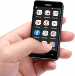 Hipipooo V&auml;ike telefon, 3G minitelefon, 2,5-tolline, toetab Nano SIM-kaarti, 950 mAh, Android 8.1, lastetelefon, 2 GB + 16 GB (S9Pro-must)