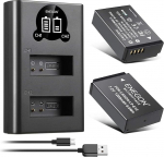 ENEGON 2 x 1200 mAh LP-E12 aku Canon EOS M50, M50 Mark II EOS M, M2, M10, M100, M200, Rebel SL1, 100D, Kiss X7, PowerShot SX70 HS digikaamerale.