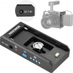 NEEWER NP-F akuadapterplaat DSLR ja peegelkaameratele, LED-toiteindikaatoritega, 12V DC 5.5x2.5mm pistik ja 7.4V DC 5.5x2.1mm pistik, &uuml;hildub Sony NP-F akudega, PS004E