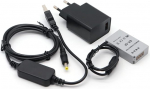 Raeisusp EP-5F DC Coupler EN-EL24 VFB1190 Dummy aku USB kaabel QC3.0 USB adapter Nikon 1 J5 1J5 kaamerale