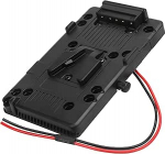 Goshyda V Mount akuadapteri plaat V Lock akuplaadi toiteallikas DIY Splitter koos D-Tap kaabliga DSLR videokaameratele/monitoridele