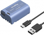SMALLRIG kaamera aku DMW-BLK22 2520mAh USB-C asendusaku Panasonic LUMIX GH5, S5, 2.5H t&auml;islaetud aku Panasonic LUMIX GH5 II, S5 II, GH7, GH6, S9, S9 II, S5 IIX - 4906