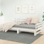 ZEYUAN pikendatav p&auml;evavoodi, diivanvoodi, diivanvoodi, diivanvoodi, diivanvoodi, diivanvoodi, p&auml;evavoodi, diivanvoodi, noortevoodi, valge massiivne m&auml;nd 2 x (90 x 200) cm