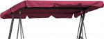 Hollywood Swing Roof Cover 200 x 145 cm Bordeaux Waterproof Universal Replacement Roof Garden Swing 3 Seater UV 50 Swing Roof Replacement Cover